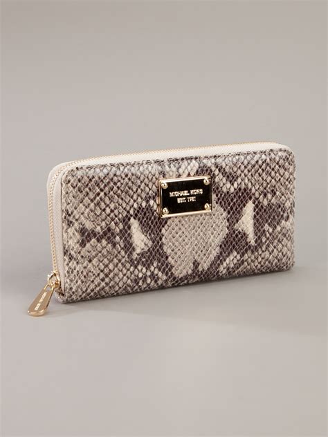 michael kors snake wallet|Michael Kors snake print wallet.